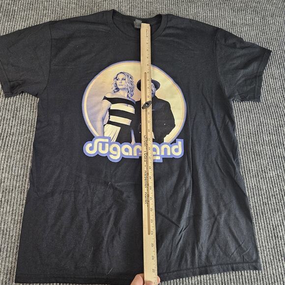 Sugarland Shirt Mens Large Black Tour Band Graphic Concert Tee Double Sided 2024 - Picture 8 of 11